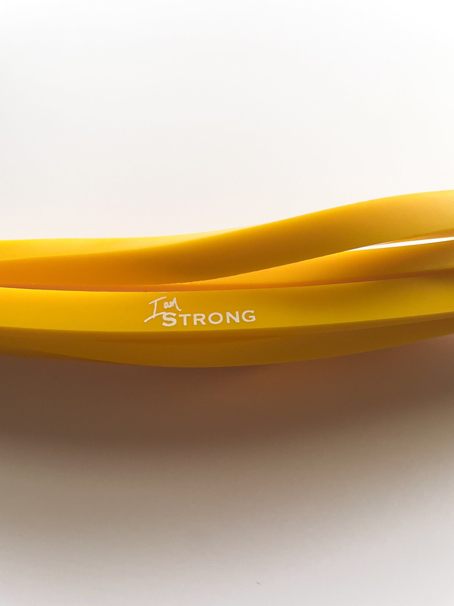 Yellow (Extra Light) "I am Strong" Loop Band
