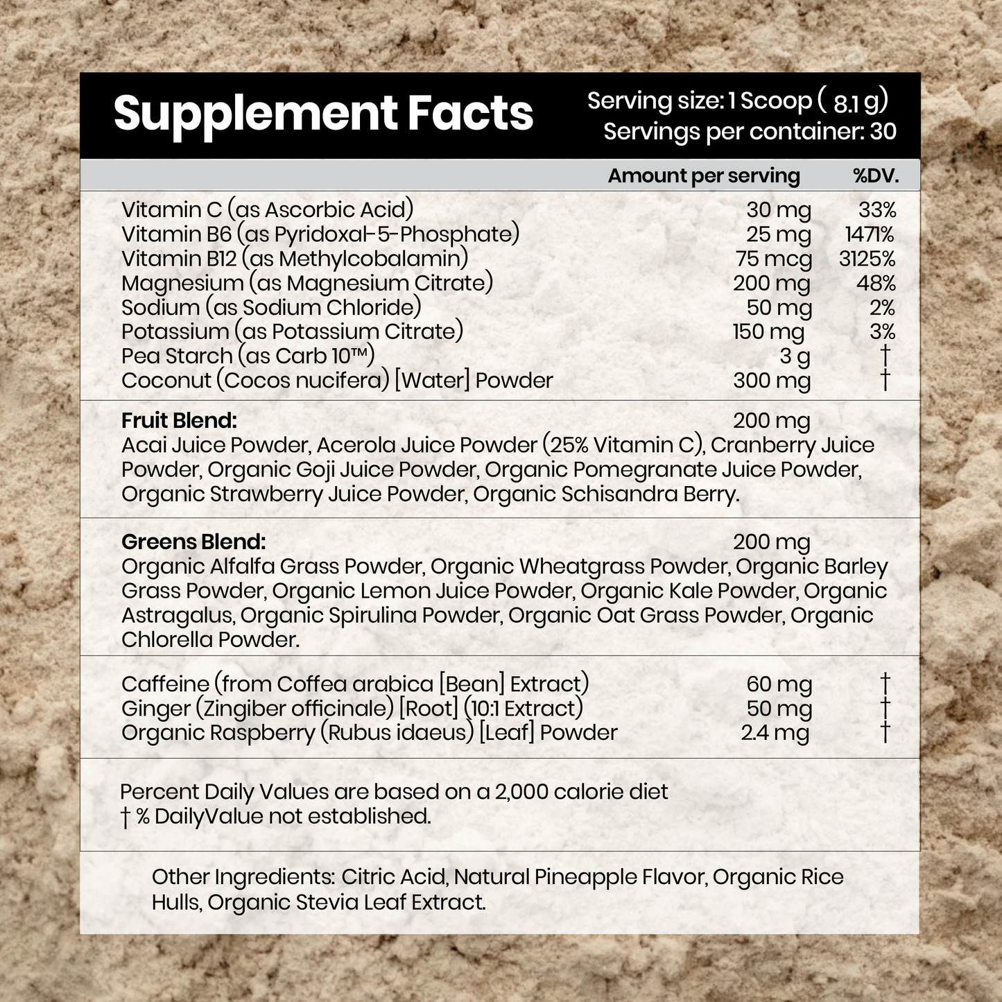 Electrolytes (with Caffeine)