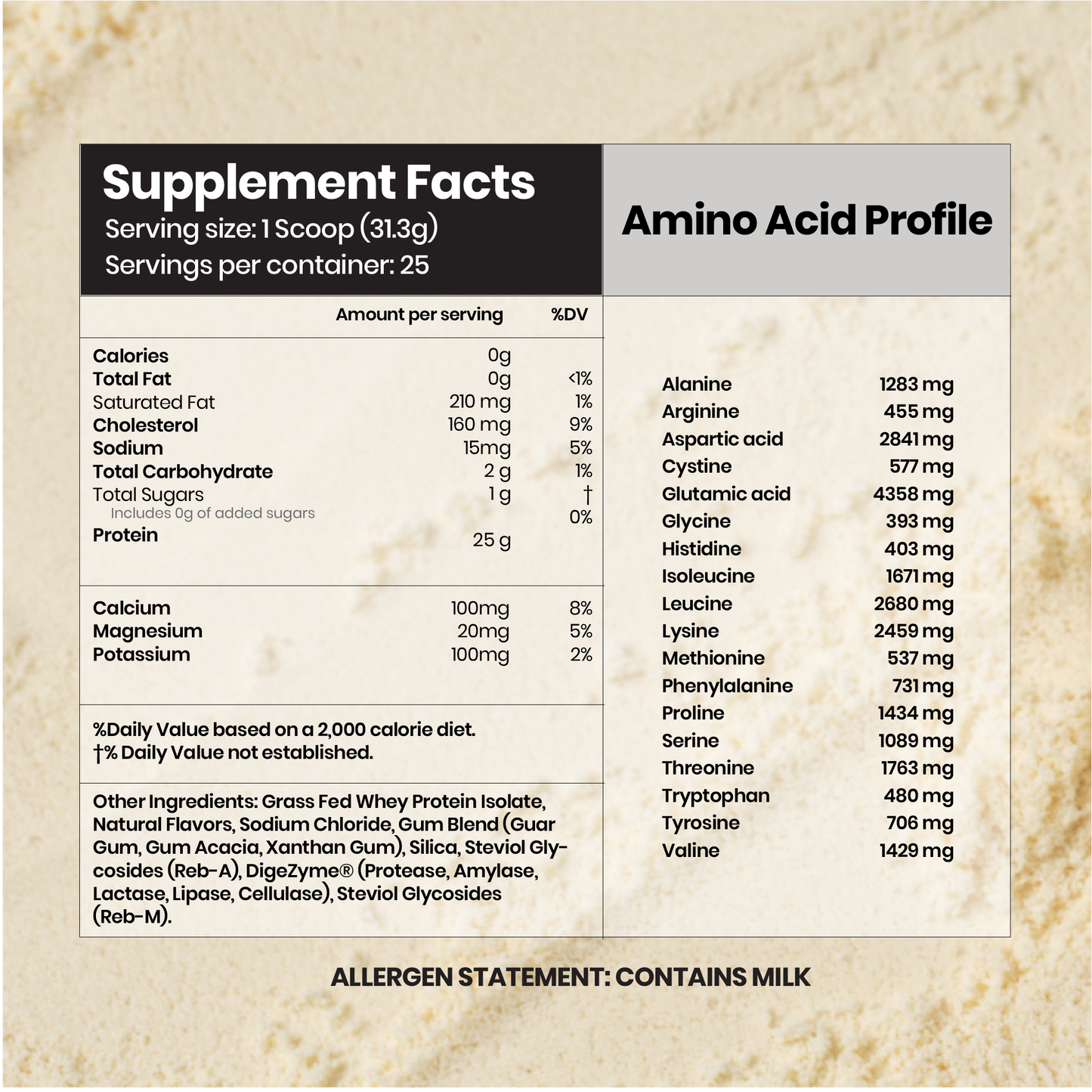 Grass Fed Whey Protein