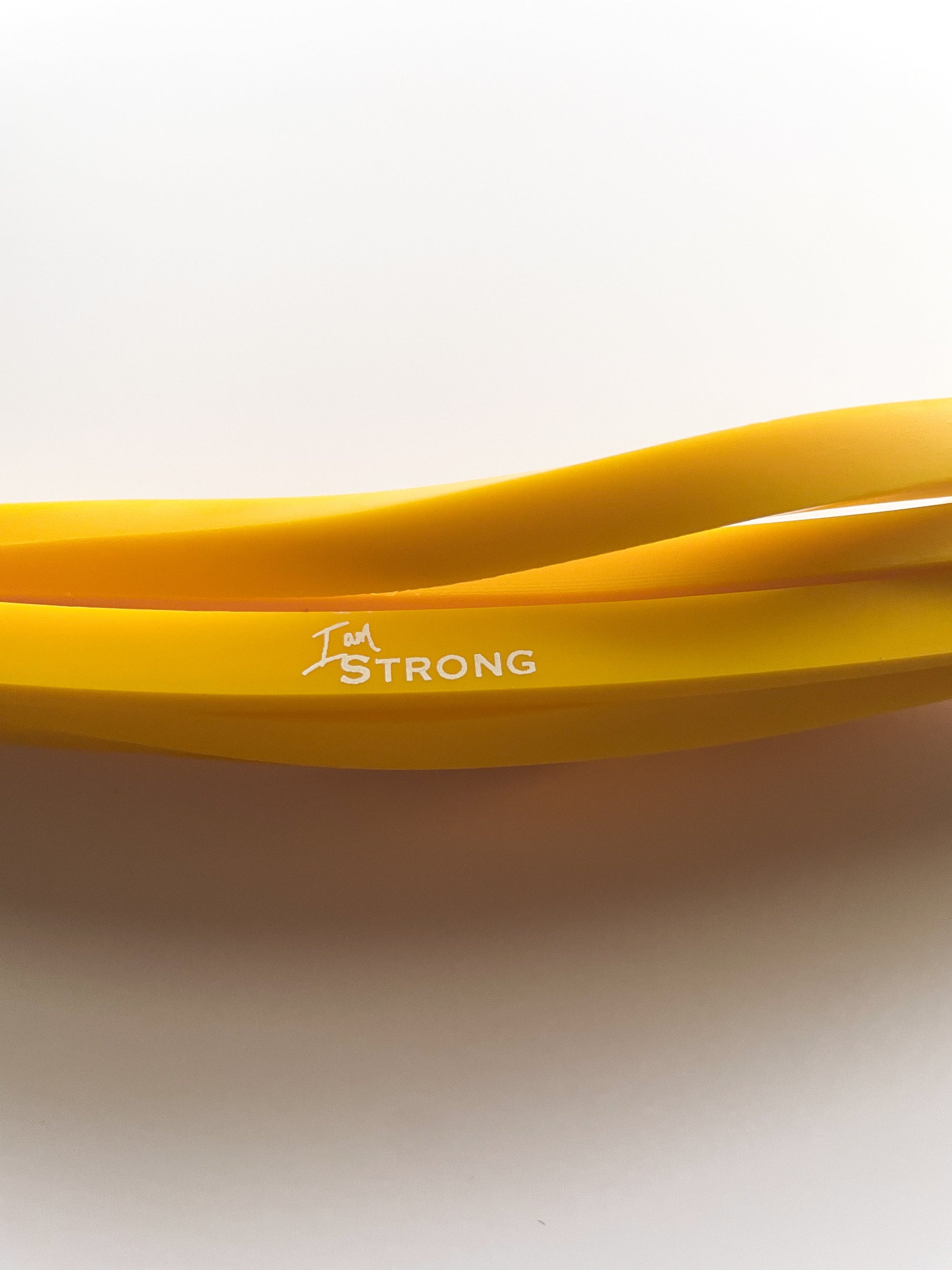 Yellow (Extra Light) &quot;I am Strong&quot; Loop Band