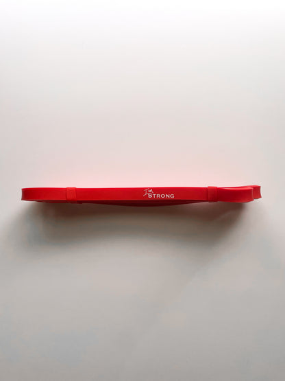 Red (Light) "I am Strong" Loop Band